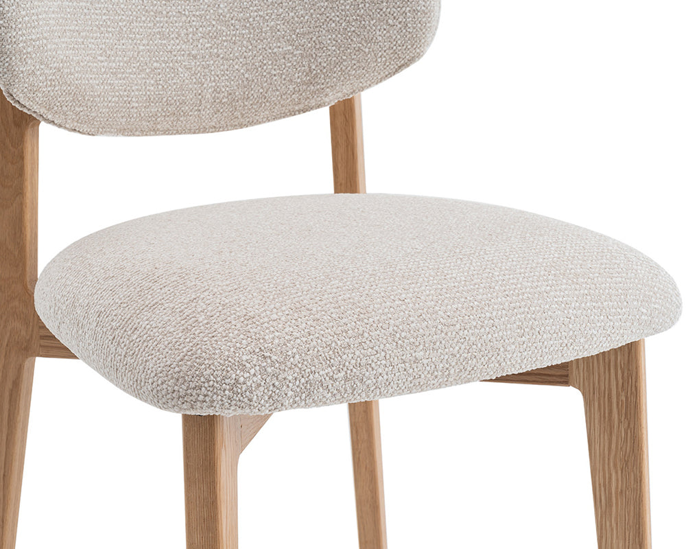 Zoom chaise – Carmy – tissu beige