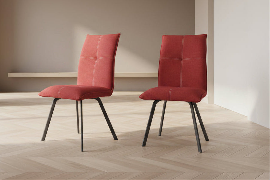 chaise de salle a manger en tissu - Souffle d'intérieur