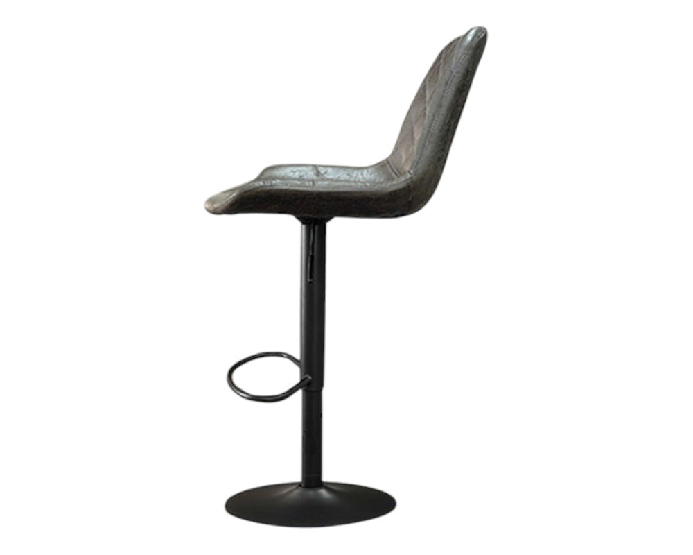 Chaise de bar design brun foncé - Rousseau Furniture - Souffle d'Intérieur