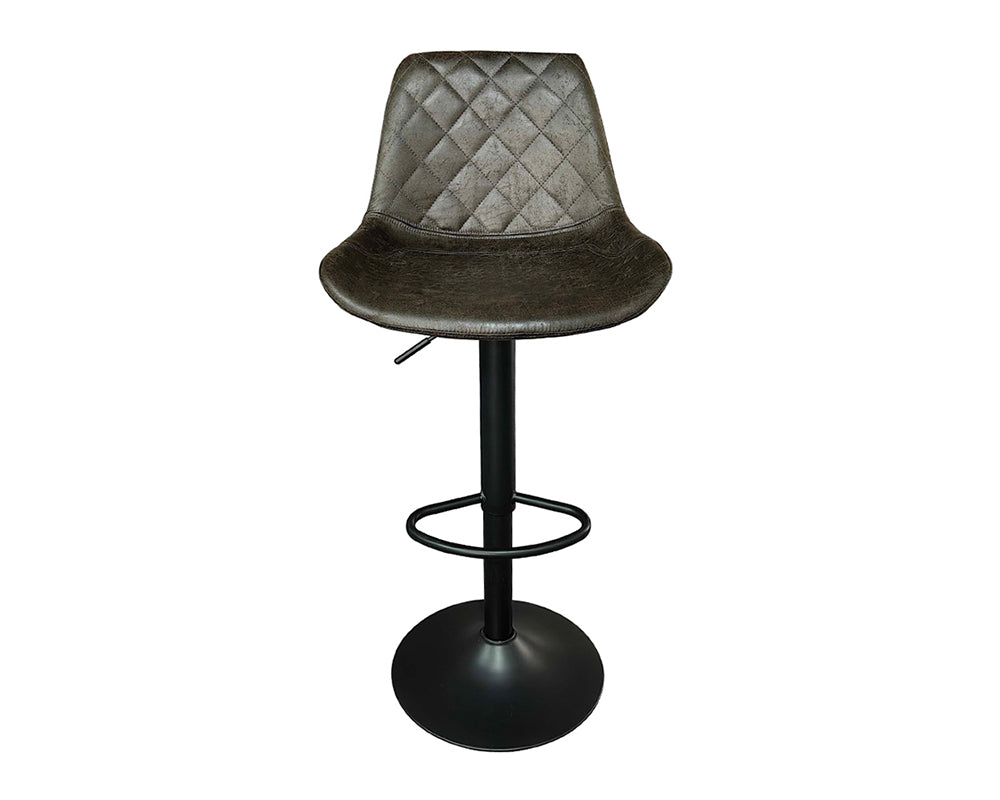 Chaise de bar design brun foncé - Rousseau Furniture - Souffle d'Intérieur