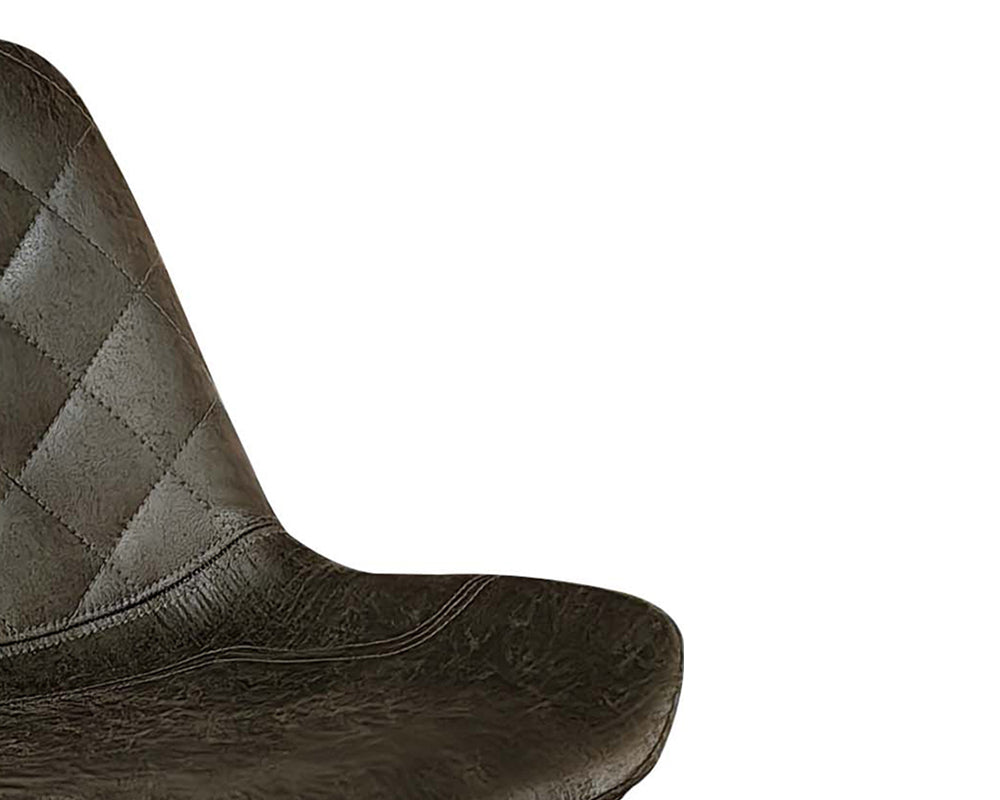 Chaise de bar design brun foncé - Rousseau Furniture - Souffle d'Intérieur