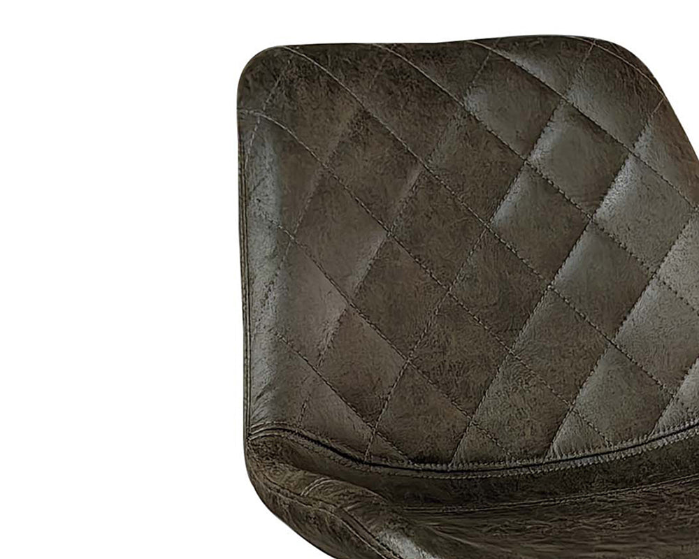 Chaise de bar design brun foncé - Rousseau Furniture - Souffle d'Intérieur