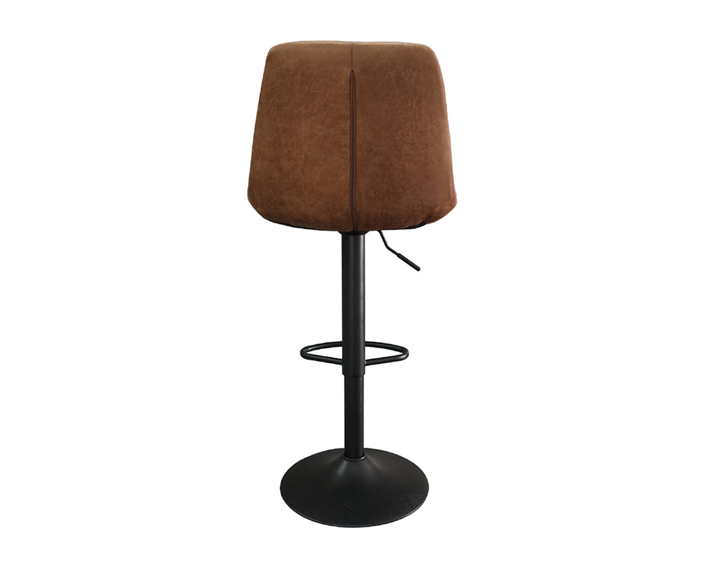 Chaise de bar design cognac - Rousseau Furniture - Souffle d'Intérieur