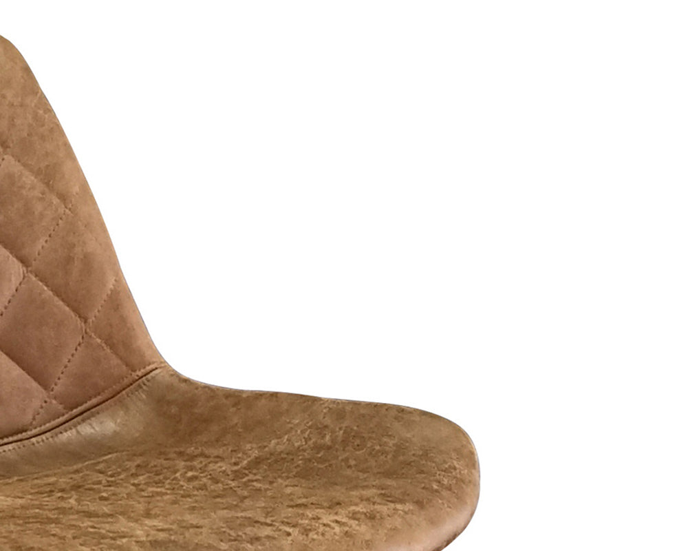 Chaise de bar design cognac - Rousseau Furniture - Souffle d'Intérieur