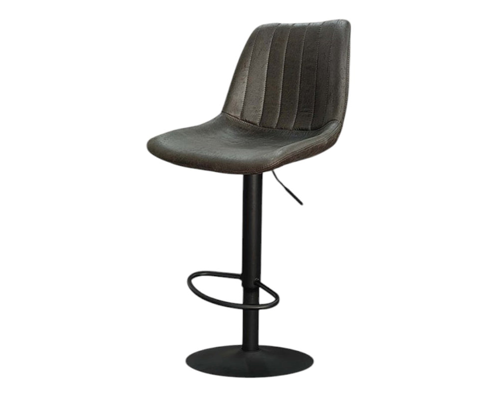 Chaise de bar tabouret brun foncé - Rousseau Furniture - Souffle d'Intérieur