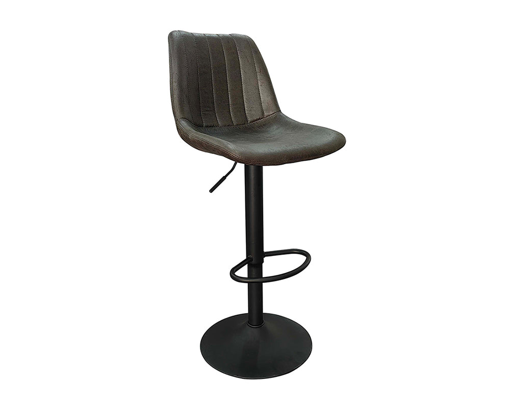 Chaise de bar tabouret brun foncé - Rousseau Furniture - Souffle d'Intérieur