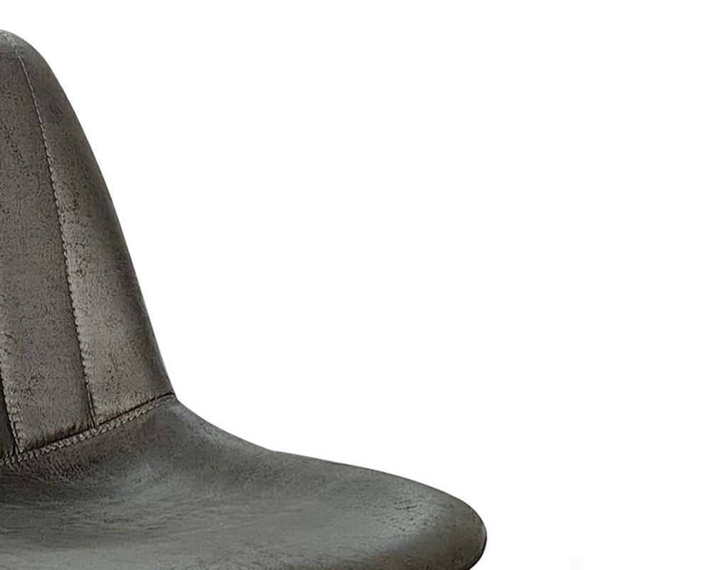 Chaise de bar tabouret brun foncé - Rousseau Furniture - Souffle d'Intérieur