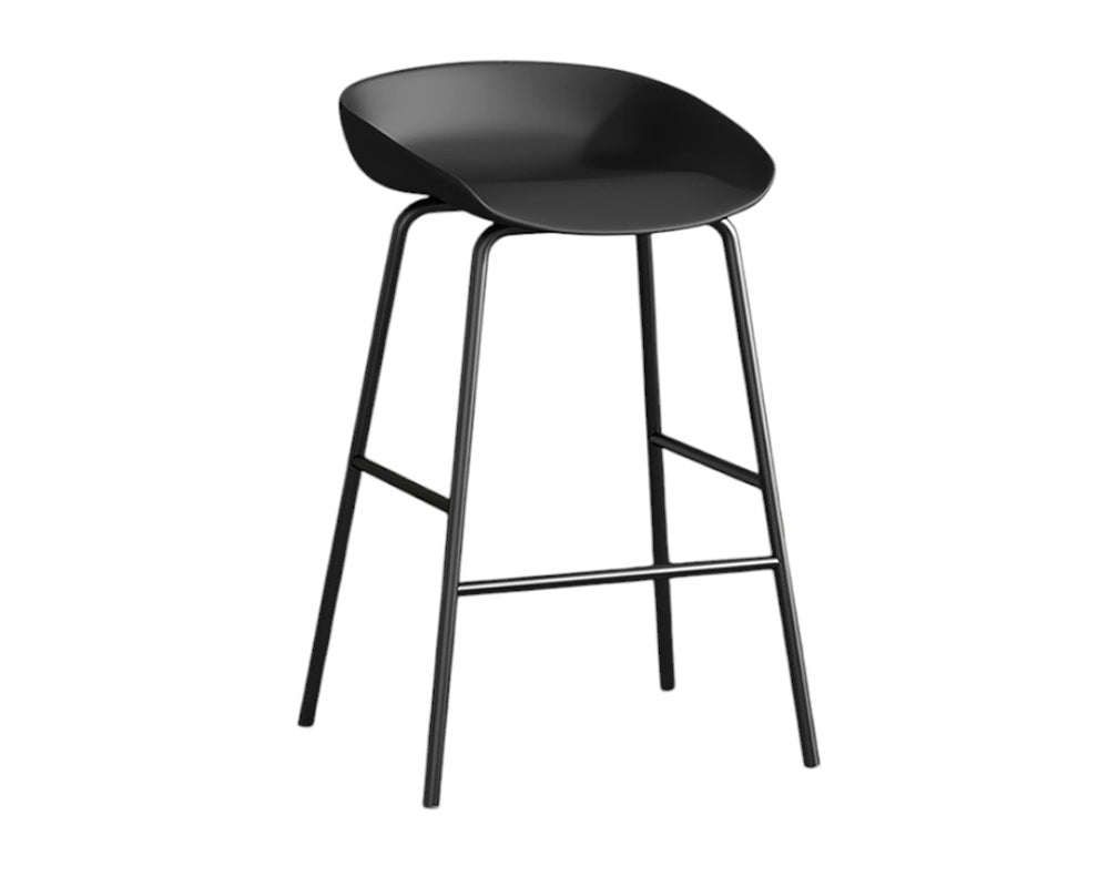 Chaise de comptoir noir - Rousseau Furniture - Souffle d'Intérieur