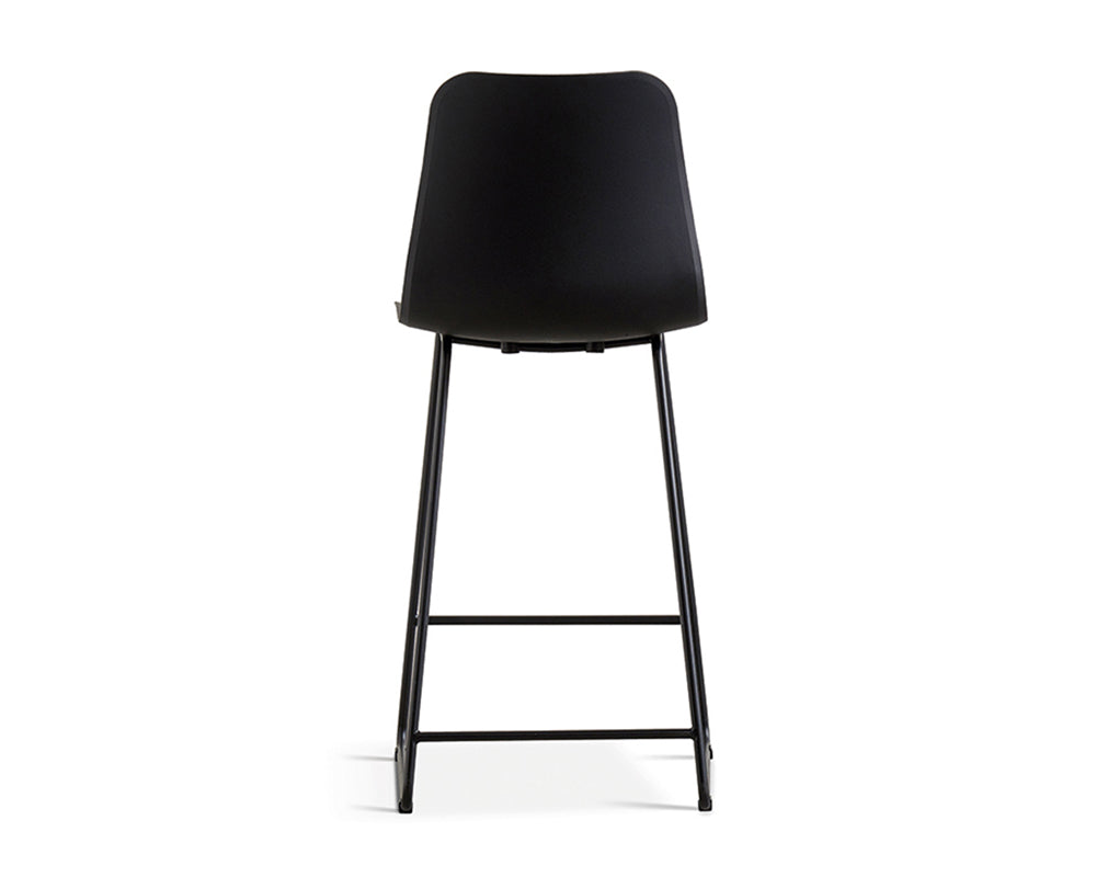 Chaise de comptoir lunch noir - Rousseau Furniture - Souffle d'Intérieur