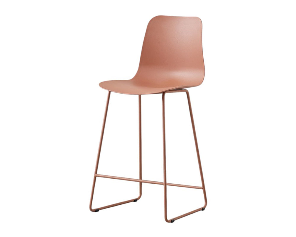 Chaise de comptoir lunch terracotta - Rousseau Furniture - Souffle d'Intérieur