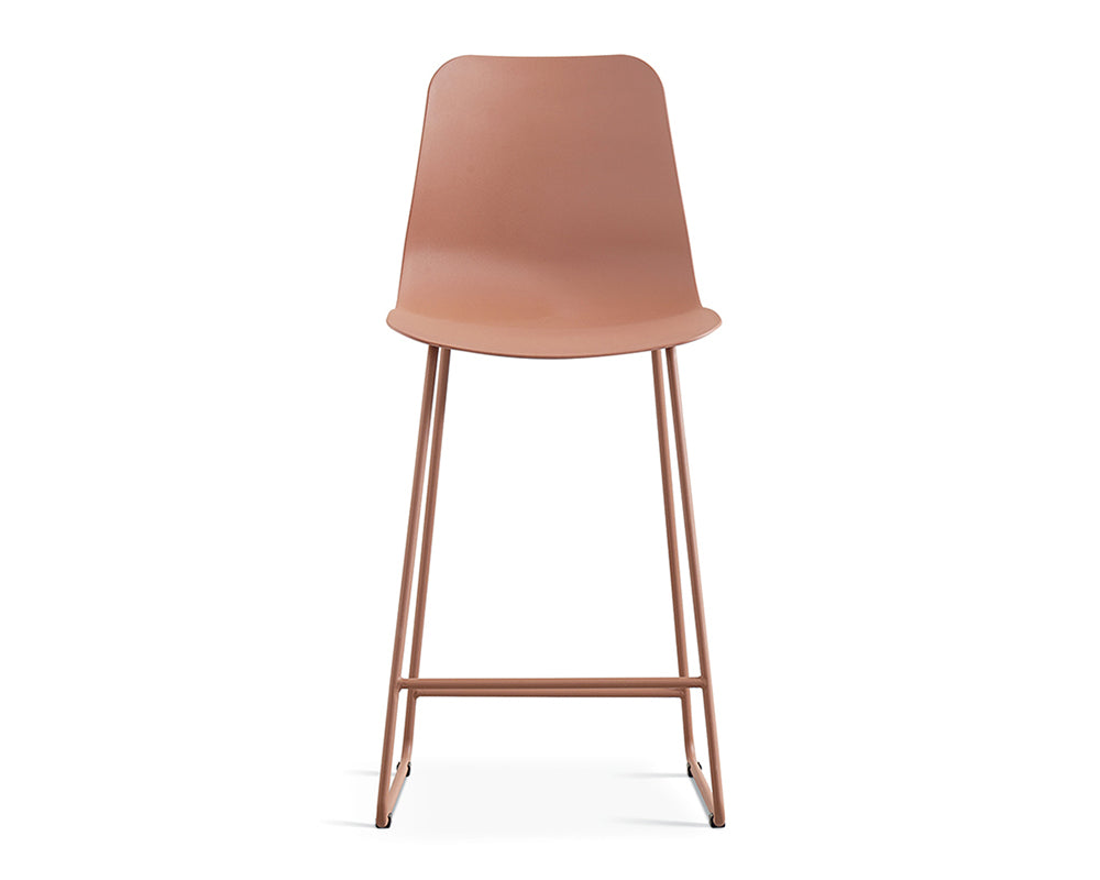 Chaise de comptoir lunch terracotta - Rousseau Furniture - Souffle d'Intérieur