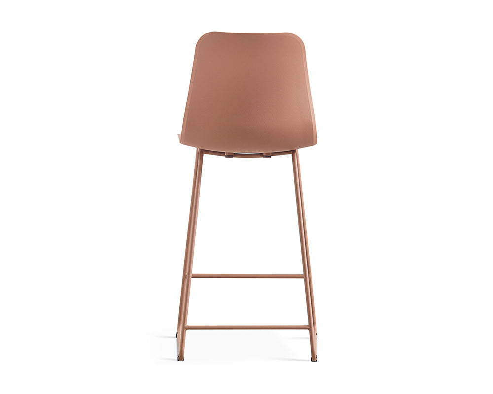 Chaise de comptoir lunch terracotta - Rousseau Furniture - Souffle d'Intérieur