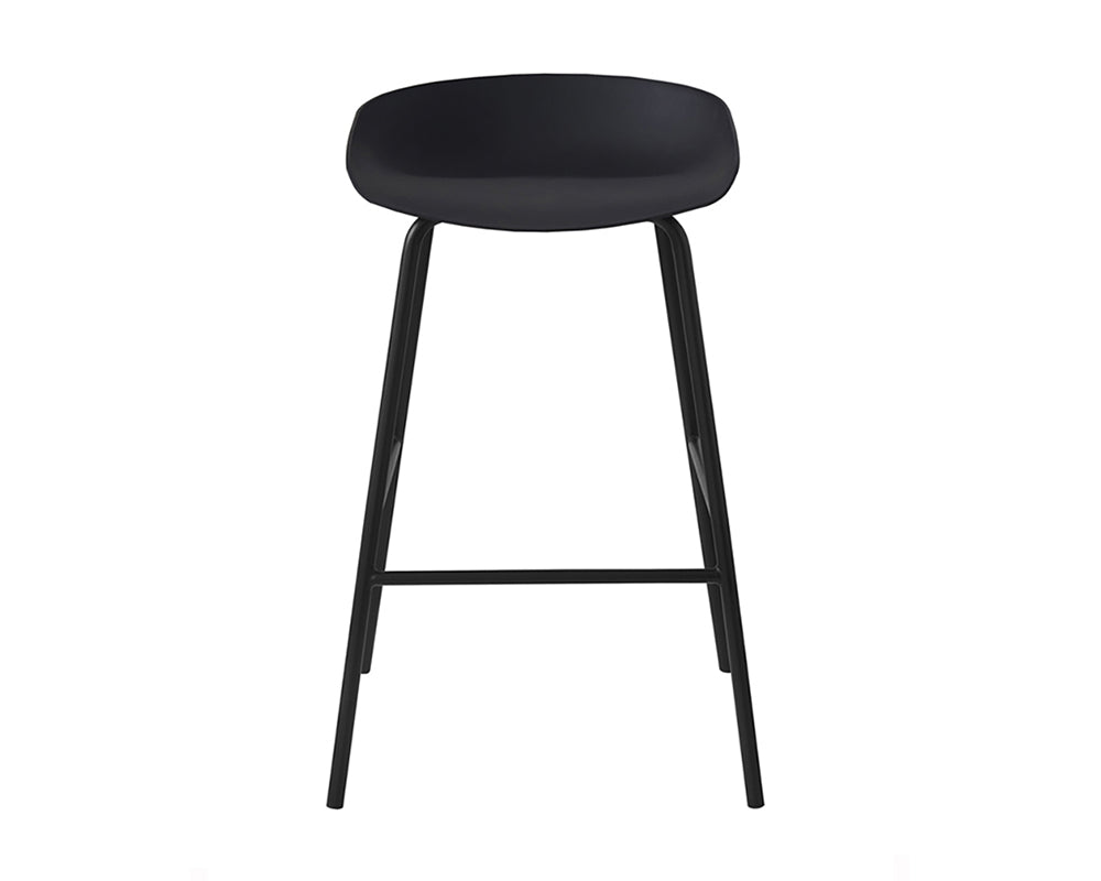 Chaise de comptoir noir - Rousseau Furniture - Souffle d'Intérieur