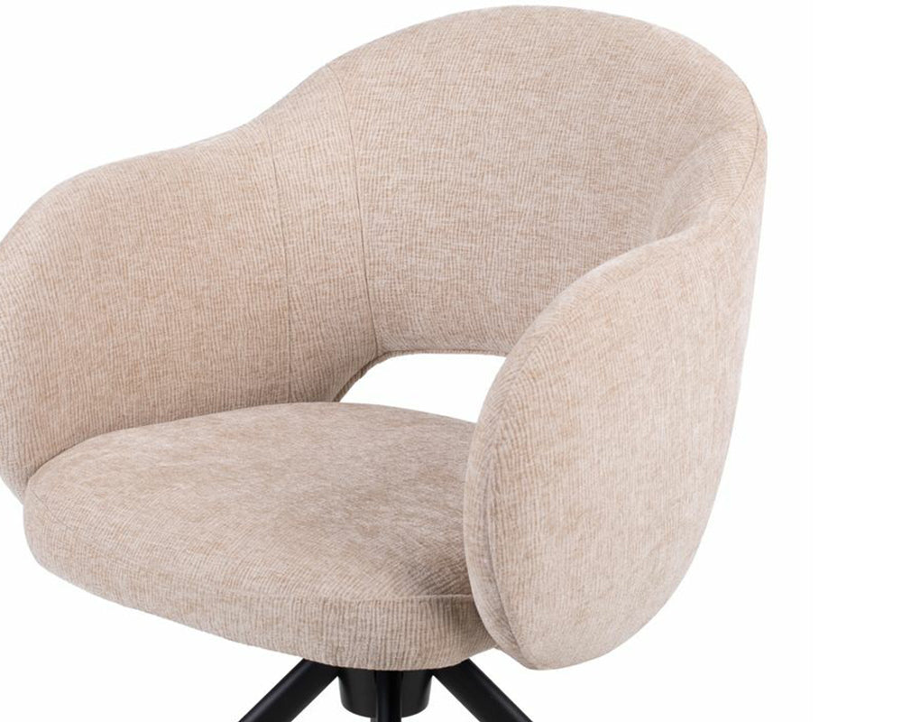 Détail assisse – Sony – tissu 100% polyester beige