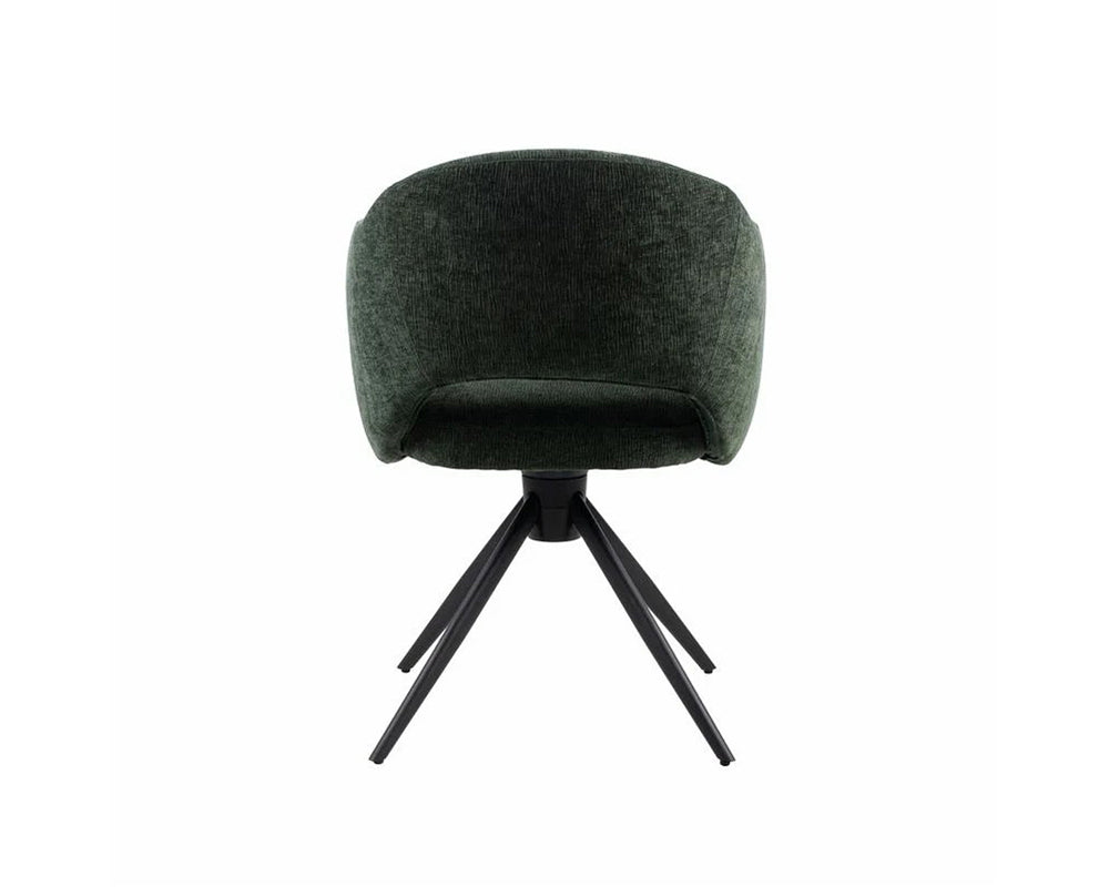 Chaise de repas Sony - vue arrière - tissu 100% polyester - pied métal