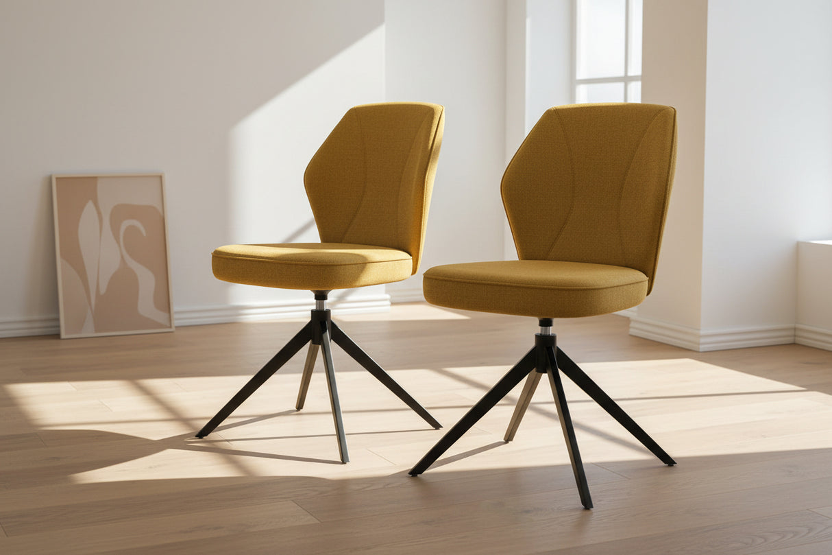 Chaise de salle à manger pivotante - Akante - Souffle d'intérieur