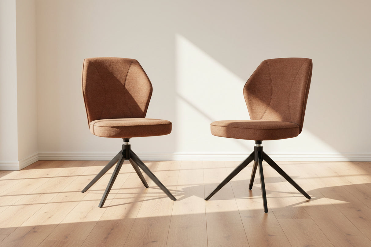 Chaise de salle à manger pivotante - Akante - Souffle d'intérieur