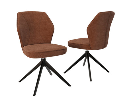 Chaise de salle à manger pivotante - Akante - Souffle d'intérieur