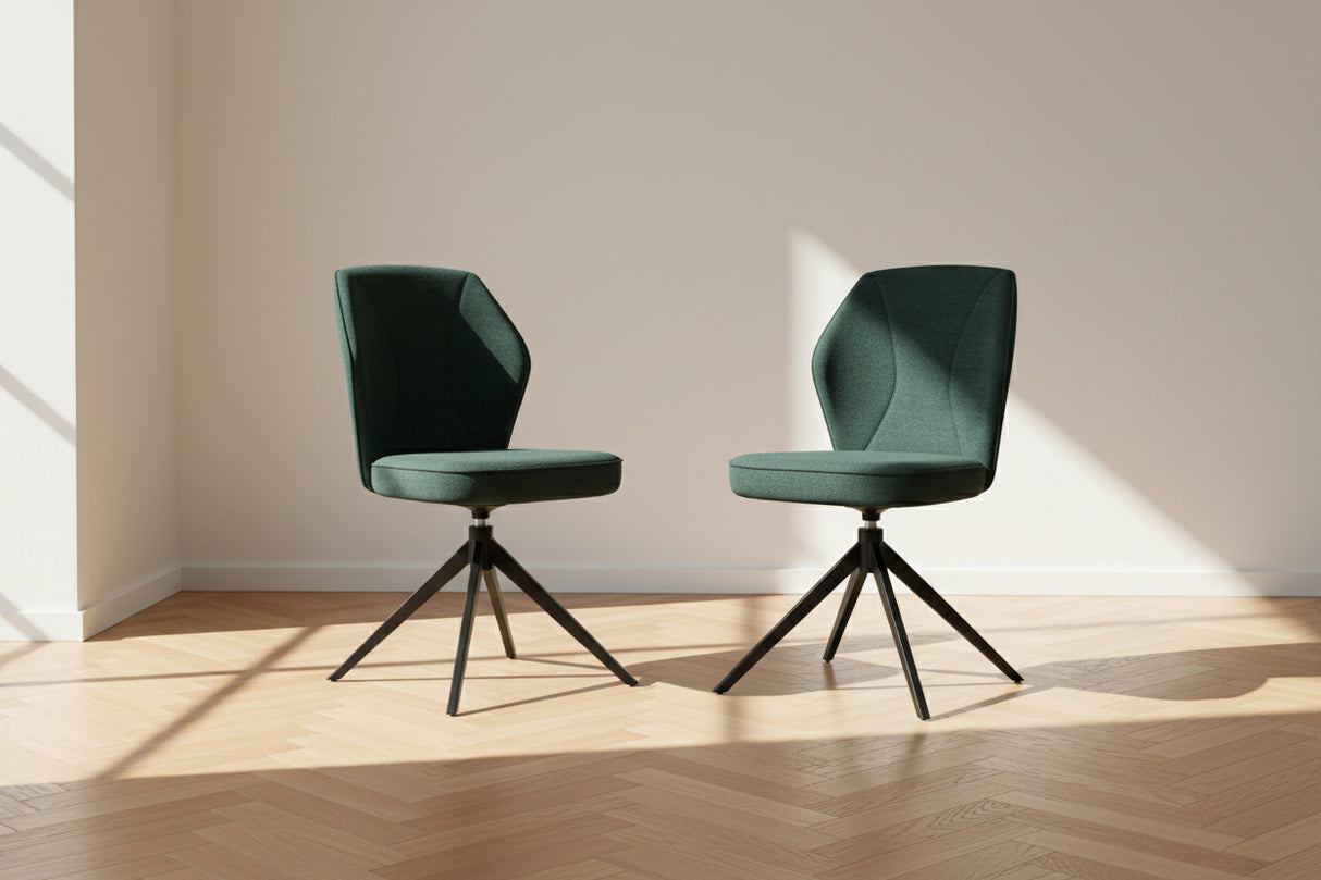 Chaise de salle à manger pivotante - Akante - Souffle d'intérieur