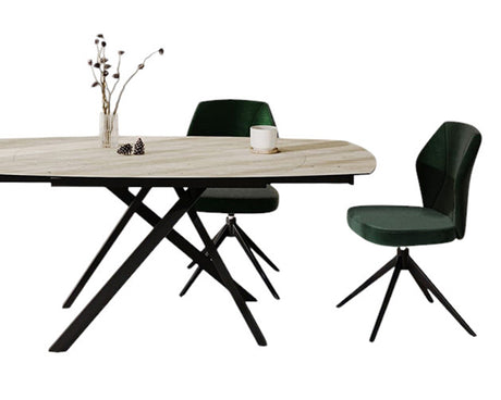 Chaise de salle à manger pivotante - Akante - Souffle d'intérieur