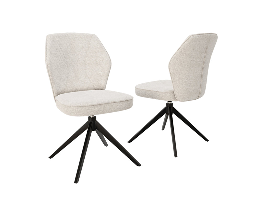 Chaise de salle à manger pivotante - Akante - Souffle d'intérieur