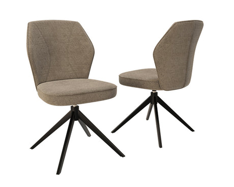 Chaise de salle à manger pivotante - Akante - Souffle d'intérieur