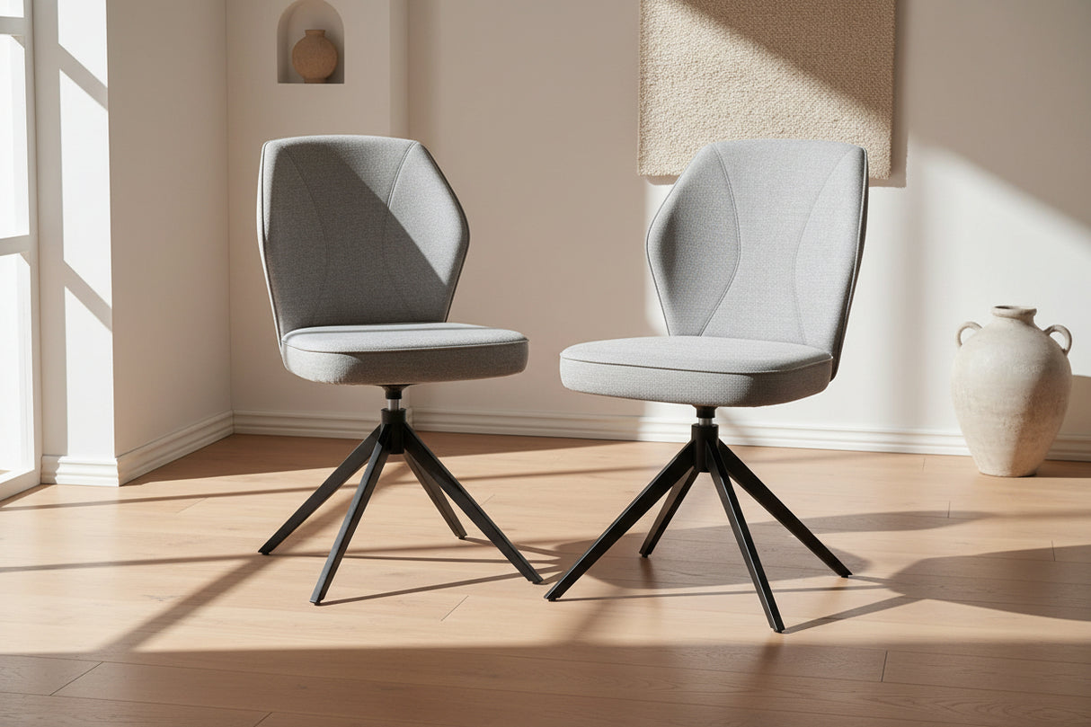 Chaise de salle à manger pivotante - Akante - Souffle d'intérieur