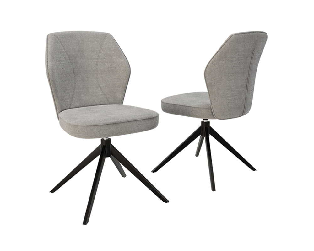 Chaise de salle à manger pivotante - Akante - Souffle d'intérieur