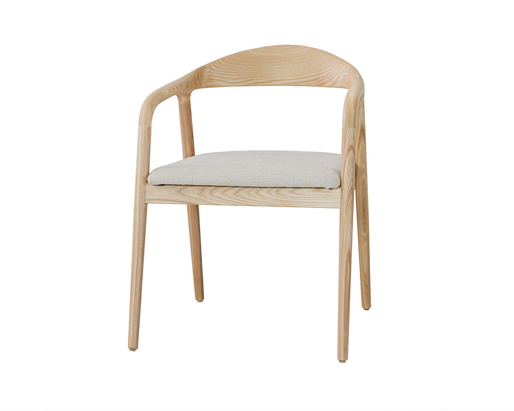 Vue 3/4 – Clany – bois de frêne naturel