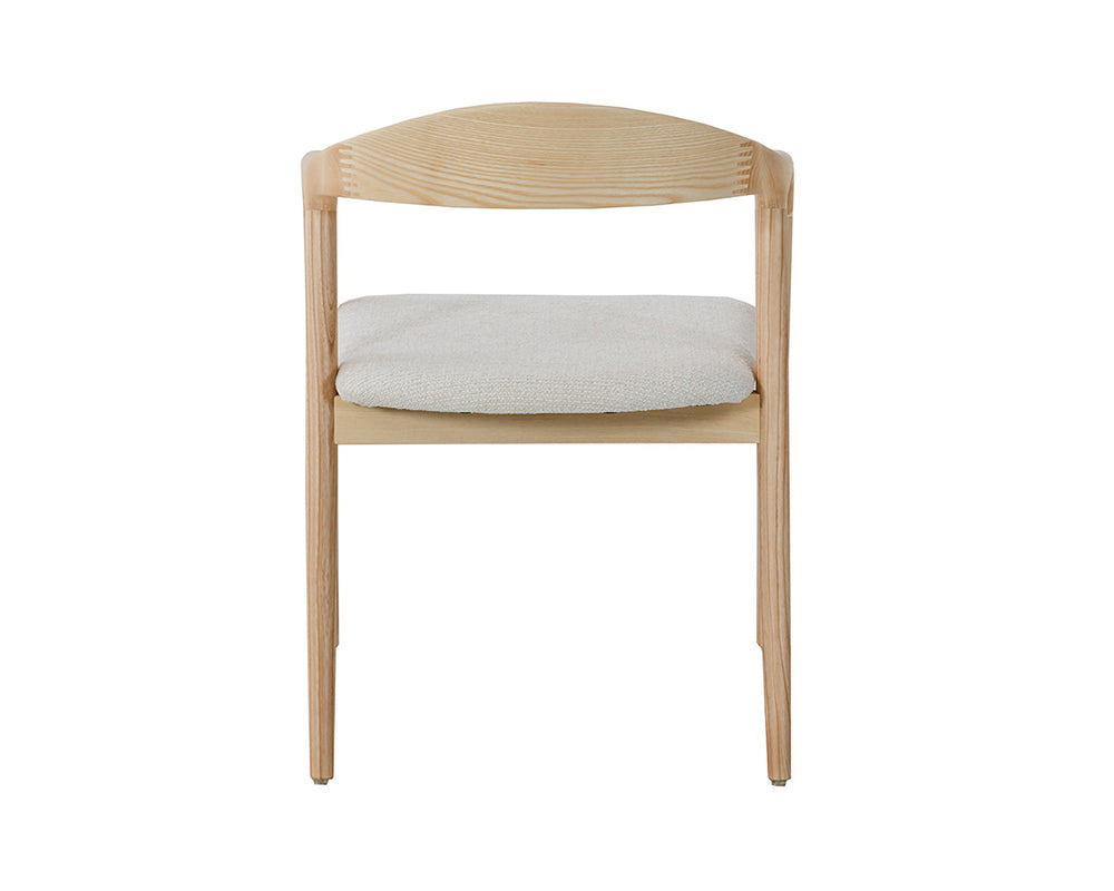 Vue de dos – Clany – bois de frêne naturel