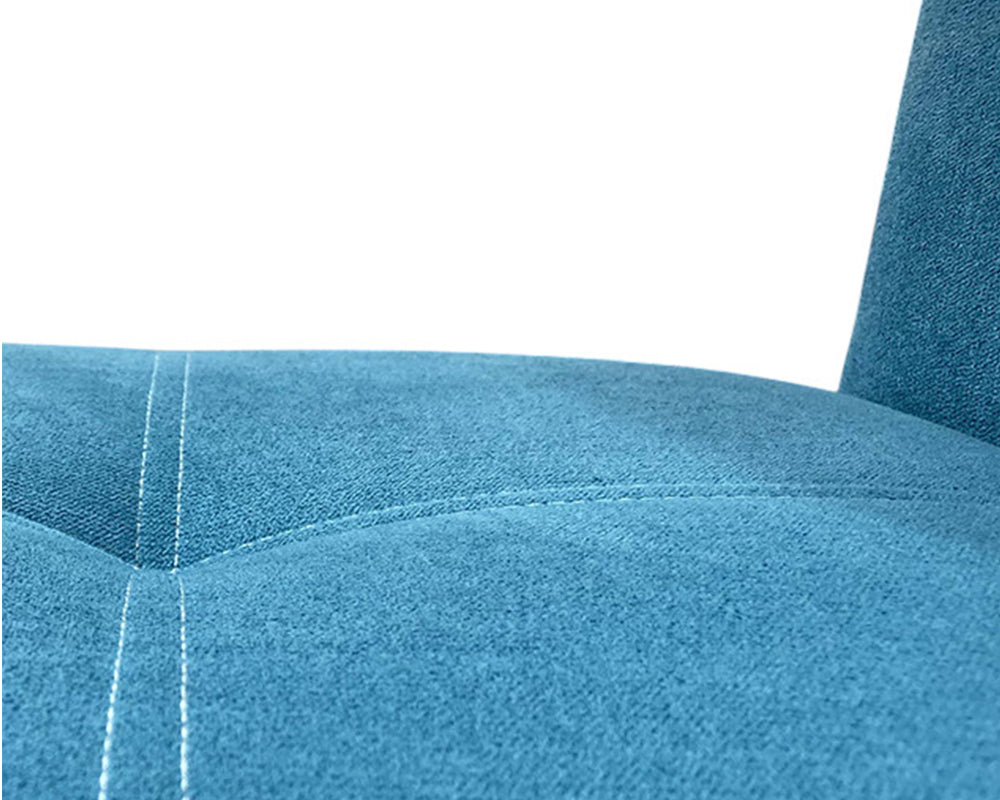 Chaise de salle a manger moderne bleu - Souffle d'intérieur