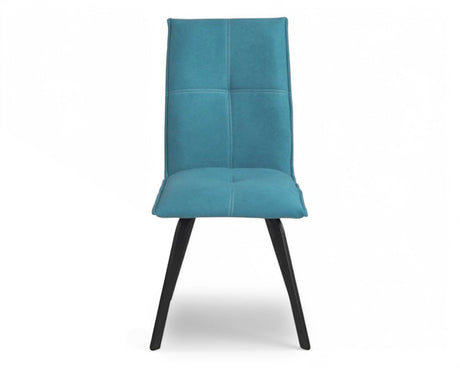 Chaise de salle a manger moderne bleu - Souffle d'intérieur