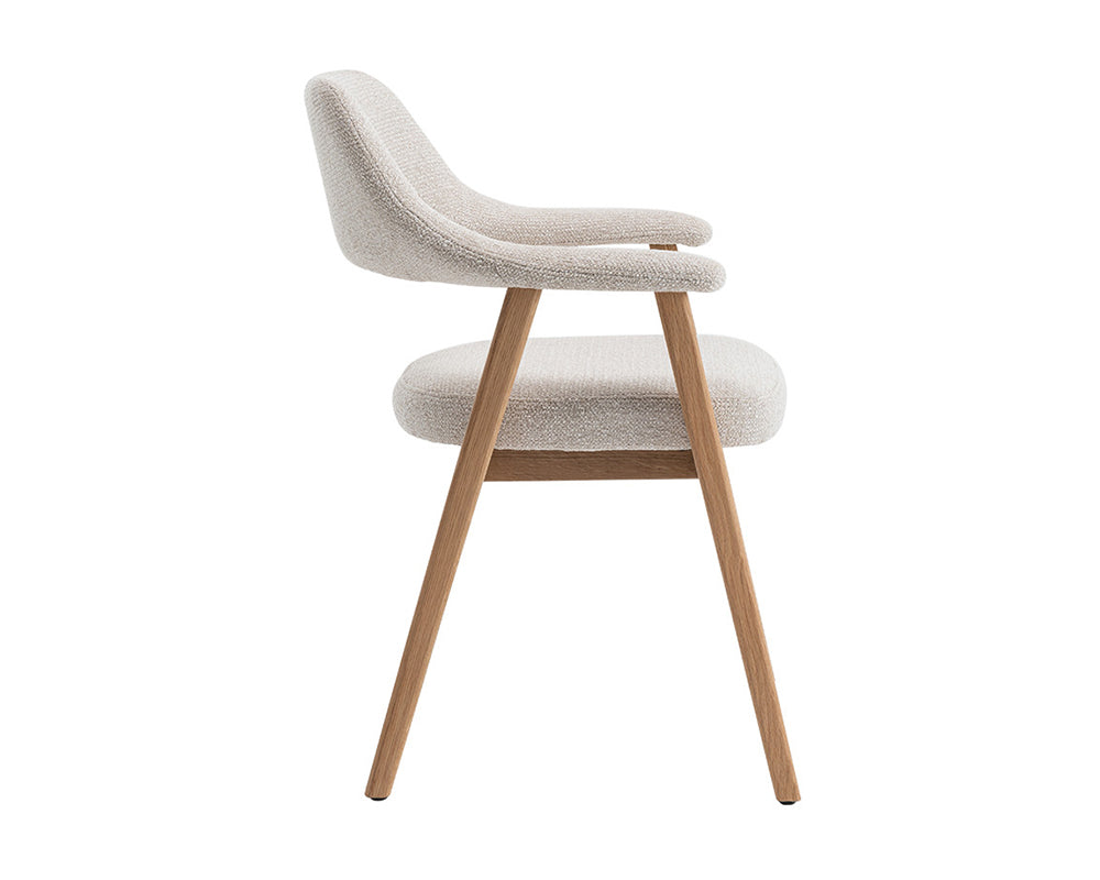 Vue de profil – Coreil – tissu beige