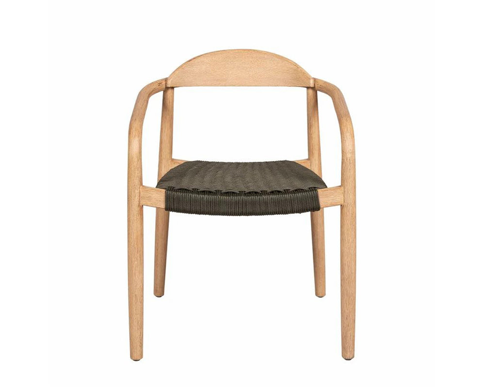 Chaise salle à manger Any - vue face - Cordage 100% Polypropylene