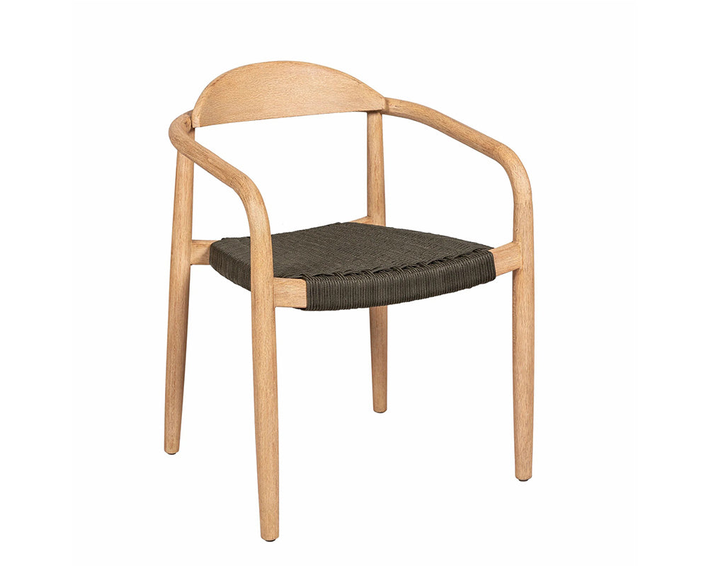 Chaise salle à manger Any - vue 3/4 - Cordage 100% Polypropylene