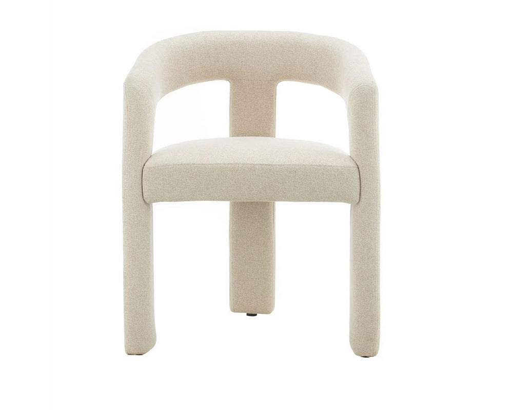 Chaise salle à manger en tissu design - Souffle d'intérieur