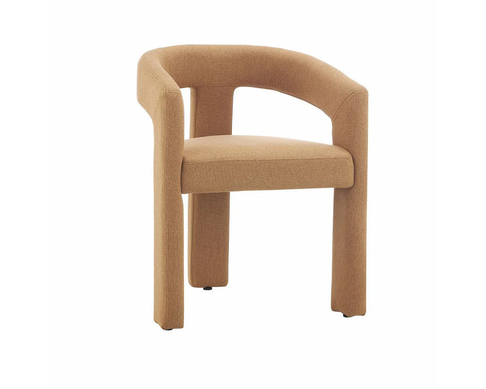 Chaise salle à manger en tissu design - Souffle d'intérieur