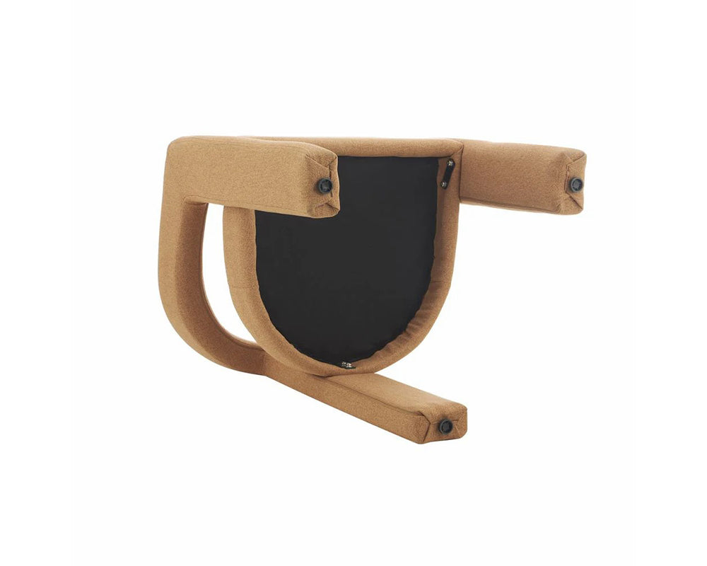 Chaise salle à manger en tissu design - Souffle d'intérieur