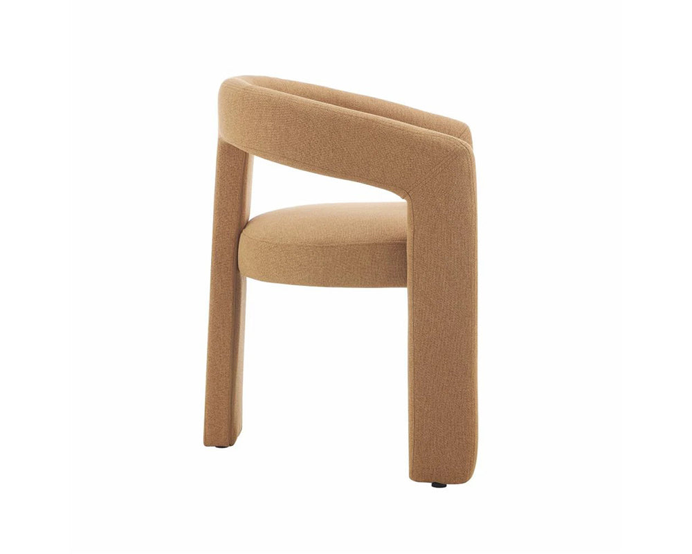 Chaise salle à manger en tissu design - Souffle d'intérieur