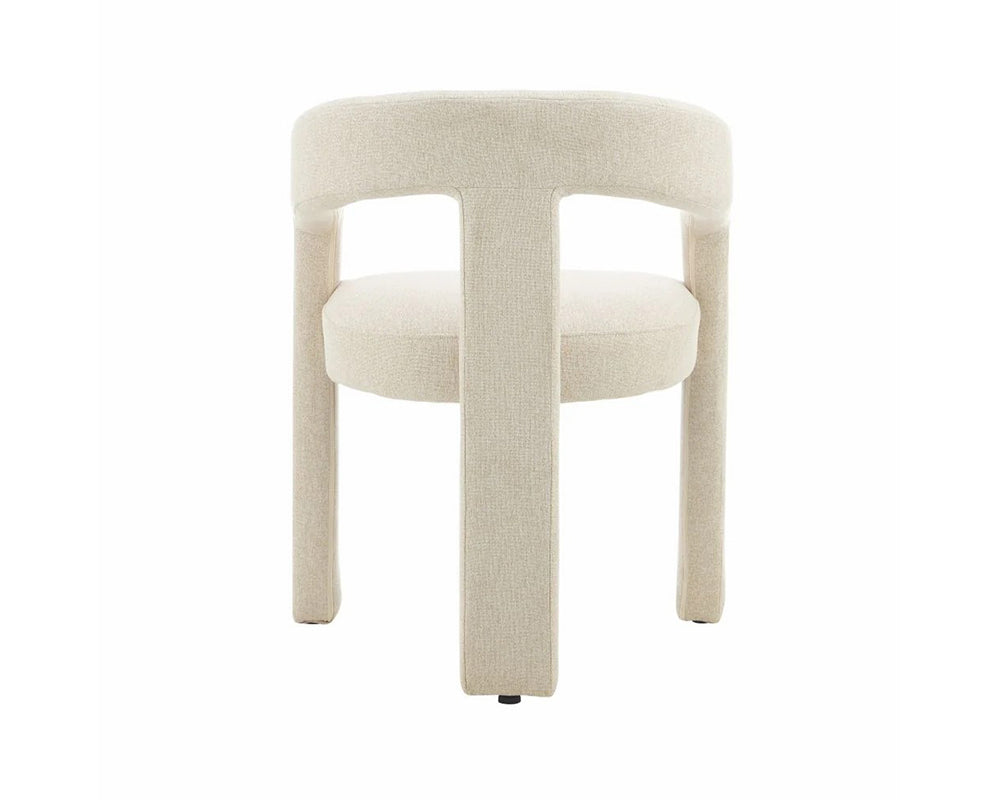 Chaise salle à manger en tissu design - Souffle d'intérieur