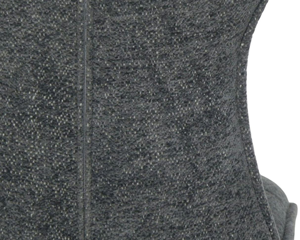 Détail dossier – Barda – tissu velours anthracite