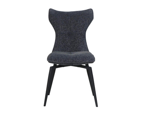 Chaise de repas pivotante en velours anthracite - pierimport - Souffle d'intérieur