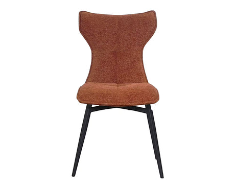 Chaise de repas pivotante en velours marron - pierimport - Souffle d'intérieur