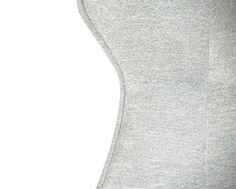 Chaise de repas pivotante en velours gris - pierimport - Souffle d'intérieur