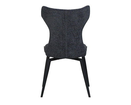 Chaise de repas pivotante en velours anthracite - pierimport - Souffle d'intérieur