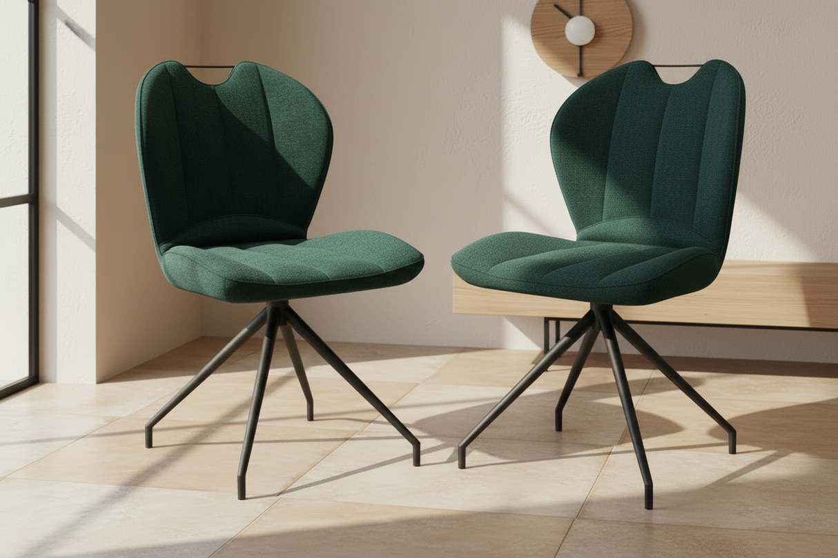 New York chaise pivotante Akante – vue d'ensemble lot de 2