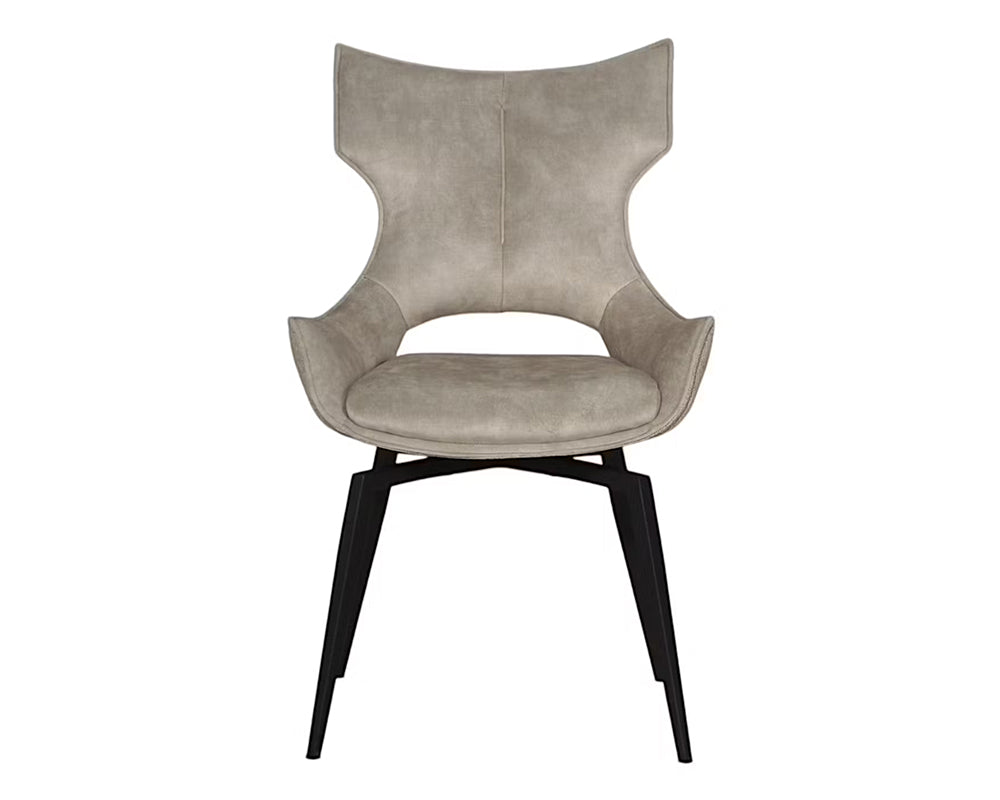 Chaise velour pivotante salle à manger - Pier import - Souffle d'intérieur