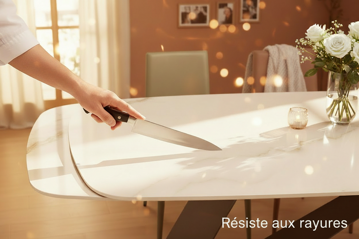 Démonstration de la résistance aux rayures de la céramique