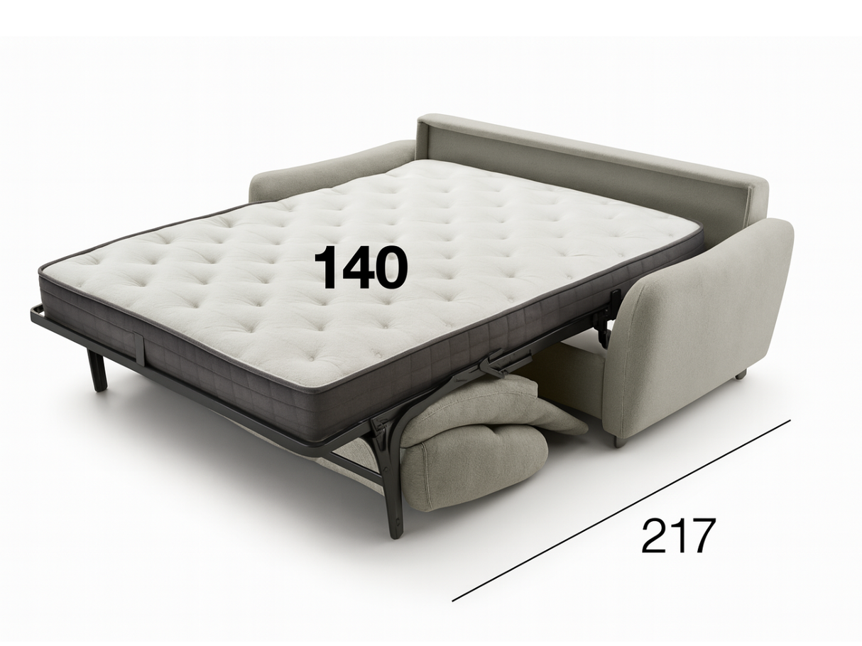 3-seater convertible sofa L174cm - Zetto