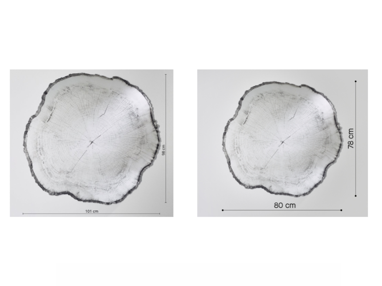 Miroir mural design original noir - Arbo